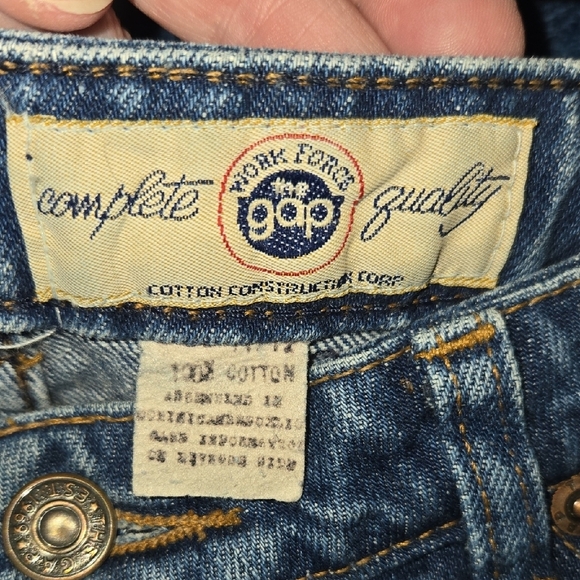 GAP Vintage 80's High Rise Blue Jeans Classic OLD SCHOOL MOM JEANS R BACK 11-12 - Picture 17 of 17